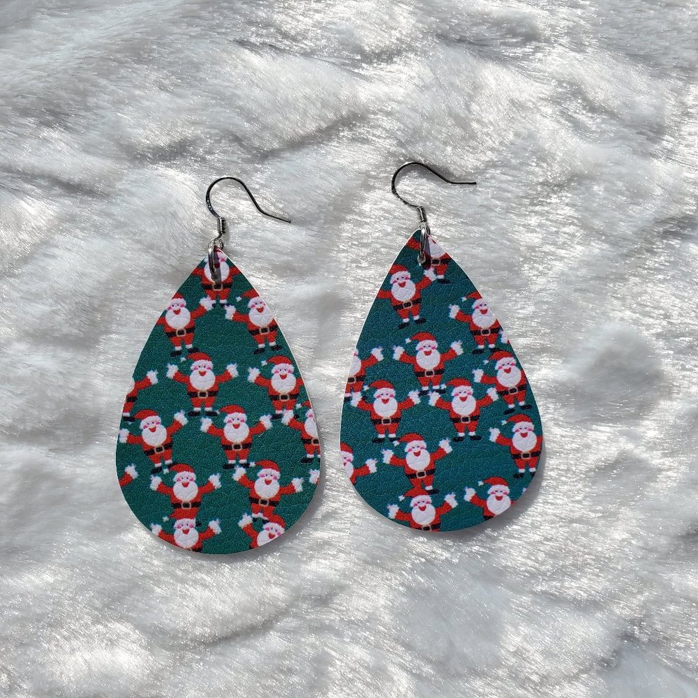 Santa TearDrop Earrings